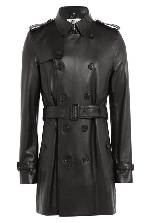 burberry trench leather strap|Burberry trench coat designer.